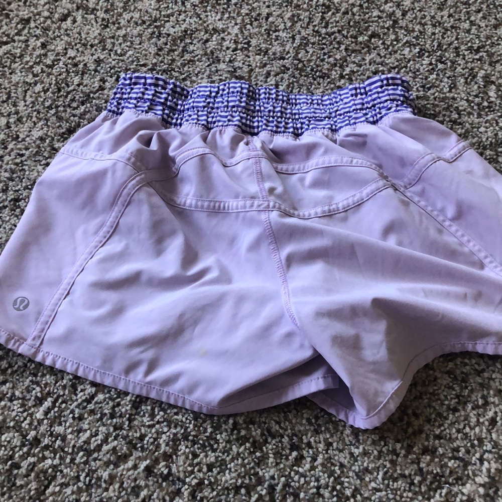 RARE purple lulu lemon shorts! - Picture 4 of 6